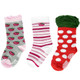 KF Baby Girl Non-Skid Cotton Socks Value Pack [Set of 3 Pairs], 6 - 18 Months