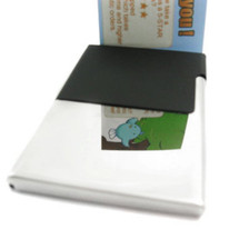 kilofly Business Card Holder - with Mirror - Logan, with kilofly Mini Gift-for-You Card