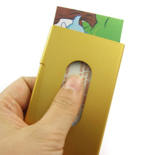 kilofly Business Card Holder - Slide-Out - Oliver, with kilofly Mini Gift-for-You Card