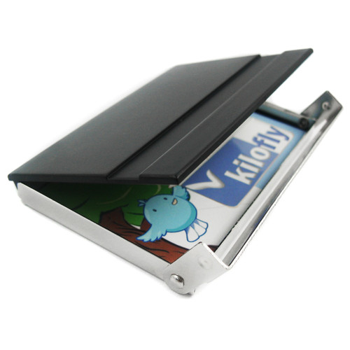 kilofly Business Card Holder - with Mirror - Cristian, with kilofly Mini Gift-for-You Card