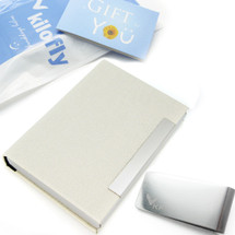 kilofly Business Card Holder - Flip, + kilofly Money Clip and Mini Card