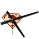 kilofly Superman S Acrylic Wall Clock, Ultra-long Hands, + kilofly Fridge Magnet