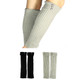 kilofly Leg Warmers Value Pack [Set of 2 Pairs], Solid with Studs