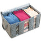 kilofly Home Bamboo Fabric Collapsible Storage Container