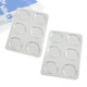 kilofly Foot Care Round Silicone Shoe Sticker, Value Pack [Set of 12]