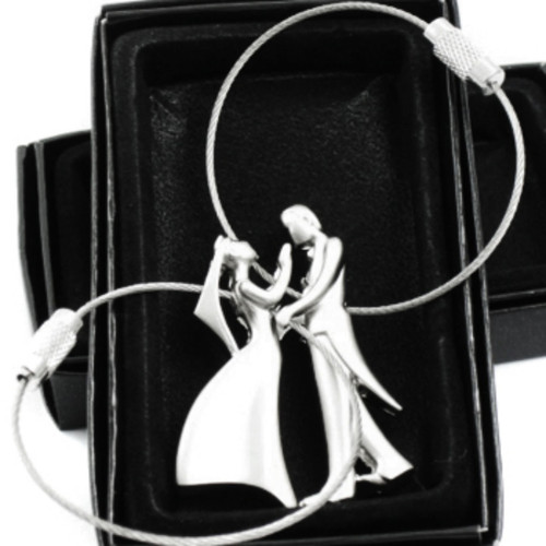 kilofly Keychain Pair - for Lovers - Cheesecake Brownie