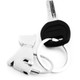 kilofly Chrome Keychain Pair - for Lovers - Kitty & Max