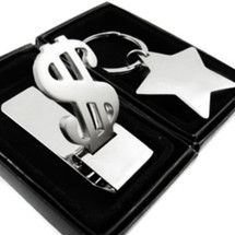 kilofly Keychain & Money Clip Set - Star Gazer Light