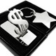 kilofly Keychain & Money Clip Set - Star Gazer Light