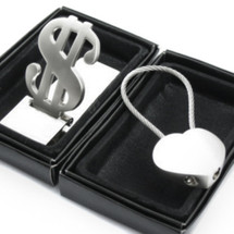 kilofly Keychain & Money Clip Set - Rainbow Sherbet