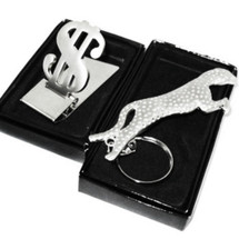 kilofly Keychain & Money Clip Set - Jaguar the Big Cat