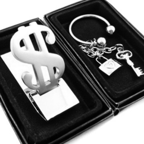 kilofly Keychain & Money Clip Set - Espresso Therapy