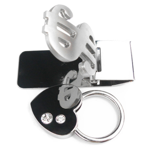 kilofly Keychain & Money Clip Set - Cotton Candy