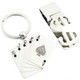 kilofly Keychain & Money Clip Set - Poker King
