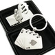 kilofly Keychain & Money Clip Set - Poker King