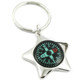 kilofly Keychain & Money Clip Set - with Compass - Northern Star