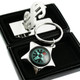 kilofly Keychain & Money Clip Set - with Compass - Northern Star