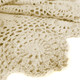 kilofly Handmade Crochet Round Cotton Lace Table Placemats Doilies Value Pack [Set of 4], Lotus