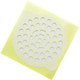 kilofly Shower Sink Tub Drain Protector Disposable Peel and Stick Hair Trap Value Pack [Set of 30]