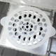 kilofly Shower Sink Tub Drain Protector Disposable Peel and Stick Hair Trap Value Pack [Set of 30]
