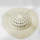 kilofly Silicone Shower Sink Tub Drain Protector Value Pack [Set of 3], off White