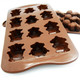kilofly Non-Stick Silicone Chocolate Mold Tray Pack [Set of 2], Robot & Dinosaur