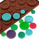 kilofly Silicone Chocolate  Mold Tray Pack [Set of 2], Fashion Collection