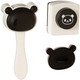 kilofly Bento Rice Ball Mold with Seaweed Nori Punch, Panda + Sushi Shaper Kit