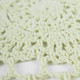 kilofly Crochet Cotton Lace Placemats Doilies 4pc, Oval, Beige, 12 x 17 inch