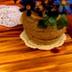 kilofly Small Crochet Cotton Lace Coasters Doilies Pack Set, 4pc, Round, 4 inch