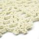 kilofly Crochet Cotton Lace Table Placemats Doilies Value Pack, 4pc, Daisy, 13.7 inch