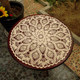 kilofly Handmade Crochet Cotton Lace Table Sofa Doily, Waterlily, 20 inch