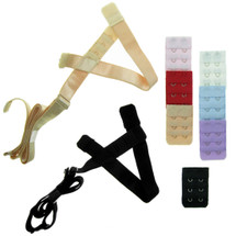kilofly Low Back Bra Strap Converter Value Pack [Set of 2 + 7 Bra Back Extender]