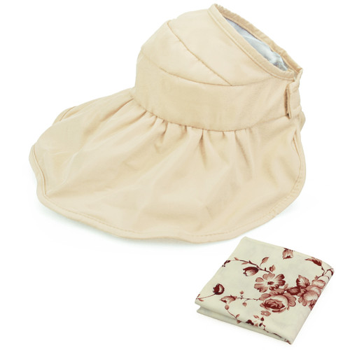 kilofly UV Protection Bendable Wide Brim Roll Up Quick Dry Sunscreen Visor