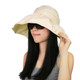 kilofly UV Protection Bendable Wide Brim Roll Up Quick Dry Sunscreen Visor