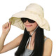 kilofly UV Protection Bendable Wide Brim Roll Up Quick Dry Sunscreen Visor