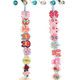 kilofly Pretty Girl Colorful Mix Hair Clips Value Pack [Set of 12 + Clip Holder]