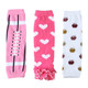 KF Baby Girls Toddler Cozy Soft Leg Warmers, Set of 6 Pairs