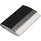 kilofly Business Card Holder - 2 Storage Slot Compartments - Garrett, PU Leather
