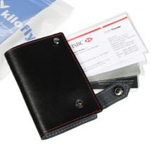 kilofly Credit Business Card Holder Name Card Case - Leather