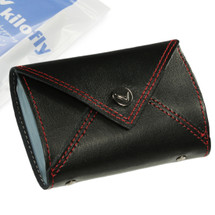 kilofly Credit Business Card Holder Name Card Case - Leather, Envelope Style