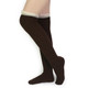 kilofly Women's Soft Lace Trim Knee-High Socks, Value Set of 2 Pairs