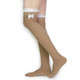 kilofly Women's Lace Trim Knee-High Boot Socks