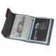 kilofly Credit Business Card Holder Name Card Case - Leather, Brief Case Style