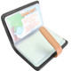 kilofly Retro Style Business Card Holder - Dual Color, with kilofly Mini Gift-for-You Card