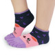 kilofly Cute Full Toe Socks Value Pack, with Small Earflaps, Set of 3 Pairs