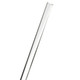 kilofly Glass Drinking Straws 9 in x 10 mm [Pack of 6 + 1 Brush]