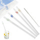 kilofly Glass Drinking Straws 9 in x 10 mm [Set 4 + Brush]
