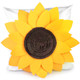 kilofly Home Decor Throw Pillow Cover, 18" x 18", 3D Sunflower