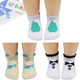 KF Baby Boys Non-Skid Cotton Socks Value Pack, 3 pairs, Infants to Toddlers